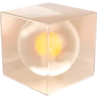 Abstract 3D golden geometry representing process precision